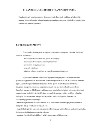 TRANSPORTAS IR APLINKA. Paveikslėlis 7