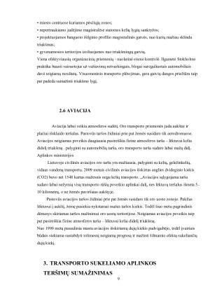 TRANSPORTAS IR APLINKA. Paveikslėlis 8