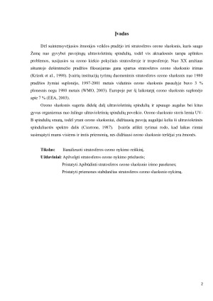 Ozono sluoksnio nykimo priežastys. Paveikslėlis 2