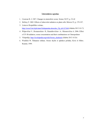 Ozono sluoksnio nykimo priežastys. Paveikslėlis 7