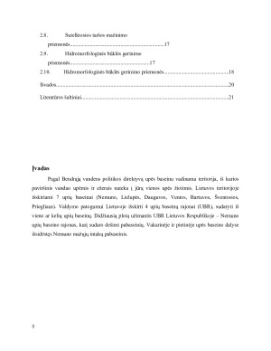 Nemuno mažųjų intakų pabaseinis. Ekosistemų būklė, priemonės jai palaikyti ir pagerinti. Paveikslėlis 3