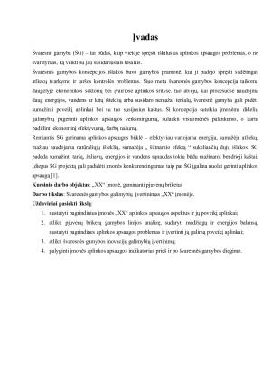 UAB “XX“ įmonėje švaresnės gamybos diegimas. Paveikslėlis 5