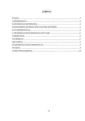 APLINKOSAUGINIAI MOKESČIAI LIETUVOJE IR ES ŠALYSE. Paveikslėlis 2