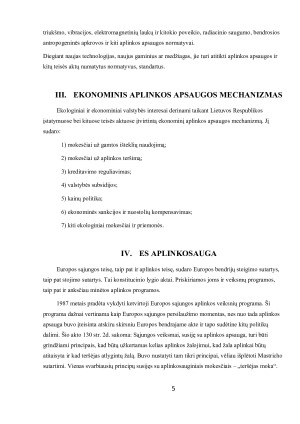 APLINKOSAUGINIAI MOKESČIAI LIETUVOJE IR ES ŠALYSE. Paveikslėlis 5