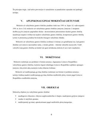 APLINKOSAUGINIAI MOKESČIAI LIETUVOJE IR ES ŠALYSE. Paveikslėlis 6