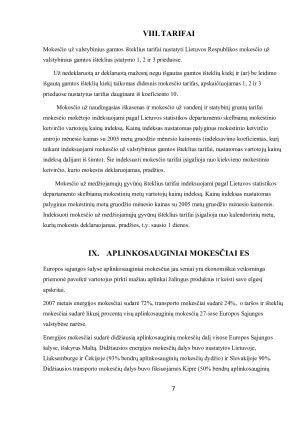 APLINKOSAUGINIAI MOKESČIAI LIETUVOJE IR ES ŠALYSE. Paveikslėlis 7