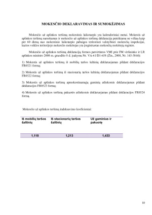 MOKESTIS UŽ APLINKOS TERŠIMĄ. Paveikslėlis 10