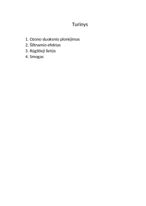 Atmosferos taršos reiškiniai ir jų poveikis aplinkai. Paveikslėlis 2