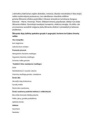 Atmosferos taršos reiškiniai ir jų poveikis aplinkai. Paveikslėlis 6
