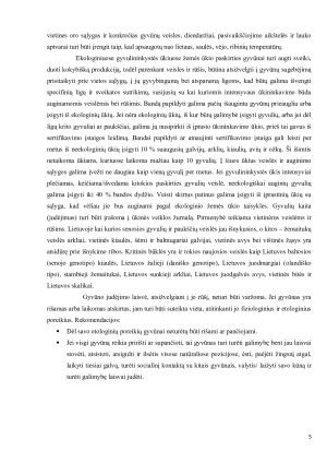 Ūkinių gyvūnų gerovė ekologiniuose ūkiuose. Paveikslėlis 5