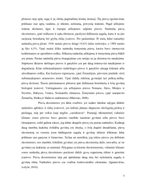 Pievų ekosistemos ypatumai ir augalijos įvairovė. Paveikslėlis 5