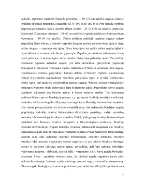 Pievų ekosistemos ypatumai ir augalijos įvairovė. Paveikslėlis 7
