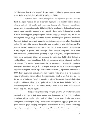 Pievų ekosistemos ypatumai ir augalijos įvairovė. Paveikslėlis 9
