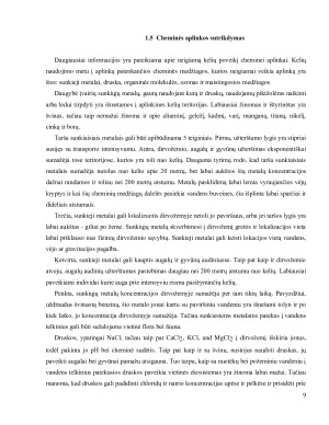 KELIŲ POVEIKIS SAUSUMOS IR VANDENS BENDRIJOMS. Paveikslėlis 9