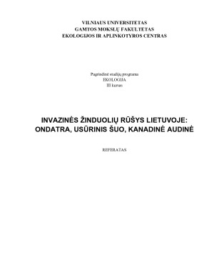 INVAZINĖS ŽINDUOLIŲ RŪŠYS LIETUVOJE ONDATRA, USŪRINIS ŠUO, KANADINĖ AUDINĖ