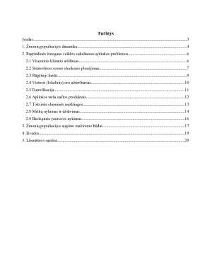 ŽMONIŲ SKAIČIAUS DIDĖJIMO SUKELIAMOS PROBLEMOS. Paveikslėlis 2
