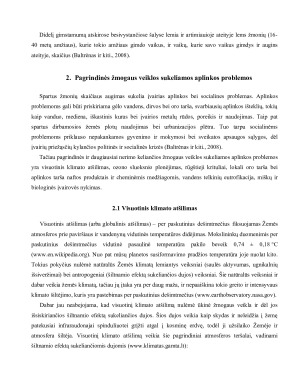 ŽMONIŲ SKAIČIAUS DIDĖJIMO SUKELIAMOS PROBLEMOS. Paveikslėlis 6
