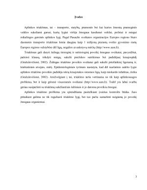 AKUSTINĖ TARŠA URBANIZUOTOSE TERITORIJOSE IR JOS POVEIKIS GYVENTOJŲ SVEIKATAI. Paveikslėlis 3