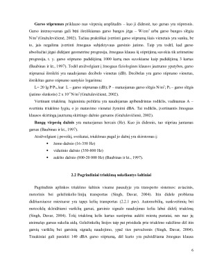 AKUSTINĖ TARŠA URBANIZUOTOSE TERITORIJOSE IR JOS POVEIKIS GYVENTOJŲ SVEIKATAI. Paveikslėlis 6