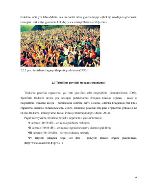 AKUSTINĖ TARŠA URBANIZUOTOSE TERITORIJOSE IR JOS POVEIKIS GYVENTOJŲ SVEIKATAI. Paveikslėlis 9