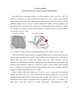 EPIFITINIŲ KERPIŲ RŪŠINĖS ĮVAIROVĖS TYRIMO METODIKA. Paveikslėlis 8