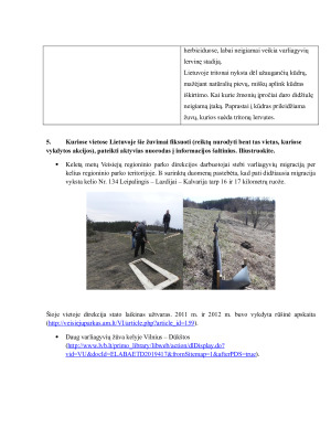 Varliagyvių žuvimo keliuose problema. Paveikslėlis 4