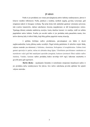 Vandenynų ir jūrų užterštumas nafta. Taršos valdymo metodai. Paveikslėlis 3