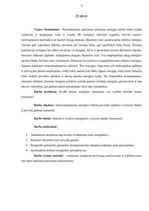 DARNUS ENERGIJOS VARTOJIMAS IR ENERGETIKOS POVEIKIS KLIMATUI. Paveikslėlis 4