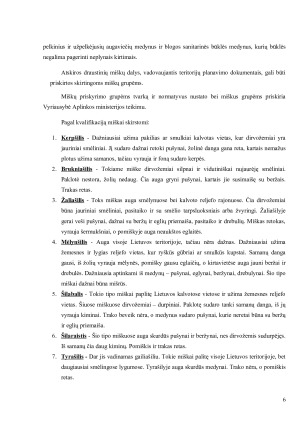 Miškų kraštovaizdžio analizė ir jo formavimosi ypatumai. Paveikslėlis 6