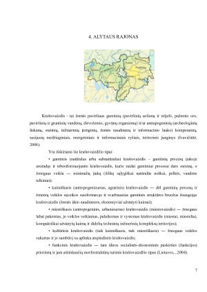 ALYTAUS RAJONO KRAŠTOVAIZDŽIO KAITOS ANALIZĖ 2010 – 2015 METAIS. Paveikslėlis 7