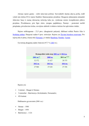 ALYTAUS RAJONO KRAŠTOVAIZDŽIO KAITOS ANALIZĖ 2010 – 2015 METAIS. Paveikslėlis 8