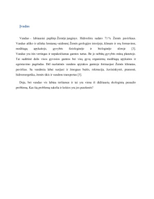 Vandens tarša – priežastys ir pasekmės. Paveikslėlis 4
