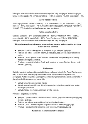 KENKSMINGOS MEDŽIAGOS NAUDOJAMOS PRAMONĖJE BEI. Paveikslėlis 6