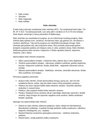 KENKSMINGOS MEDŽIAGOS NAUDOJAMOS PRAMONĖJE BEI. Paveikslėlis 9