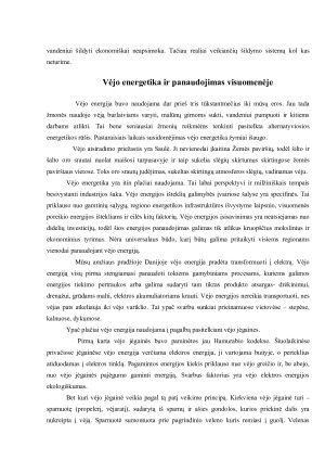 SAULĖS, VĖJO IR GEOTERMINĖ ENERGIJOS BEI JŲ PANAUDOJIMAS VISUOMENĖJE. Paveikslėlis 5