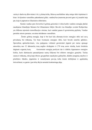 SAULĖS, VĖJO IR GEOTERMINĖ ENERGIJOS BEI JŲ PANAUDOJIMAS VISUOMENĖJE. Paveikslėlis 8