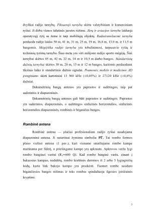 Dekametrinės bangos ir rombinės antenos veikimo principai. Paveikslėlis 3