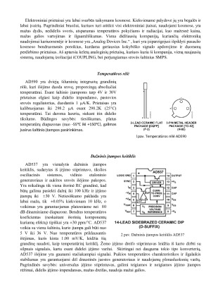 Specialūs įtaisai taikymams kosmose. Paveikslėlis 2