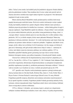 Chaoso teorija ir jos panaudojimas. Paveikslėlis 8