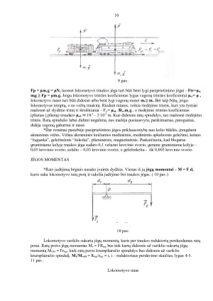 FIZIKOS TAIKYMAS GELEŽINKELIO TRANSPORTE. Paveikslėlis 10