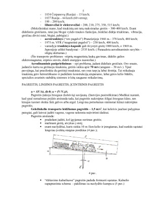 FIZIKOS TAIKYMAS GELEŽINKELIO TRANSPORTE. Paveikslėlis 5