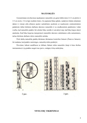 NIVELYRAS. JO DALYS. TIKRINIMAS IR REGULIAVIMAS. Paveikslėlis 4