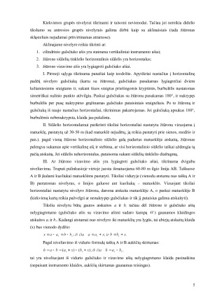 NIVELYRAS. JO DALYS. TIKRINIMAS IR REGULIAVIMAS. Paveikslėlis 5