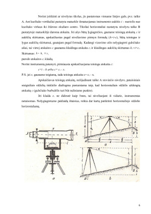 NIVELYRAS. JO DALYS. TIKRINIMAS IR REGULIAVIMAS. Paveikslėlis 6