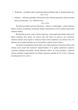 BIOLOGINIŲ SISTEMŲ TERMODINAMIKA. Paveikslėlis 7