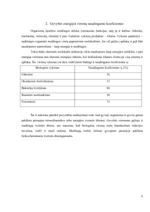 BIOLOGINIŲ SISTEMŲ TERMODINAMIKA. Paveikslėlis 8