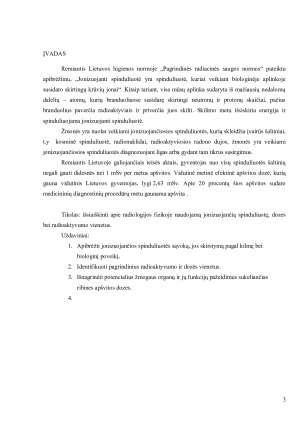 JONIZUOJANČIOJI SPINDULIUOTĖ. DOZĖS IR RADIOAKTYVUMO VIENETAI. Paveikslėlis 3