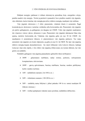 VĖJO ENERGIJA. Paveikslėlis 5