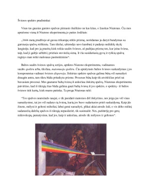 Šviesos spektras. Paveikslėlis 3