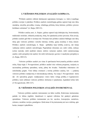 VIEŠOSIOS POLITIKOS ANALIZĖS INSTRUMENTAI SĄVOKOS, KONCEPCIJOS, METAFOROS, SCHEMOS, MODELIAI, TEORIJOS,  PARADIGMOS - JŲ PRASMĖS, REIKŠMĖS IR KRITIŠKAS POŽIŪRIS. VIEŠOJO IR PRIVATAUS, ANALIZĖS IR SINTEZĖ. Paveikslėlis 3